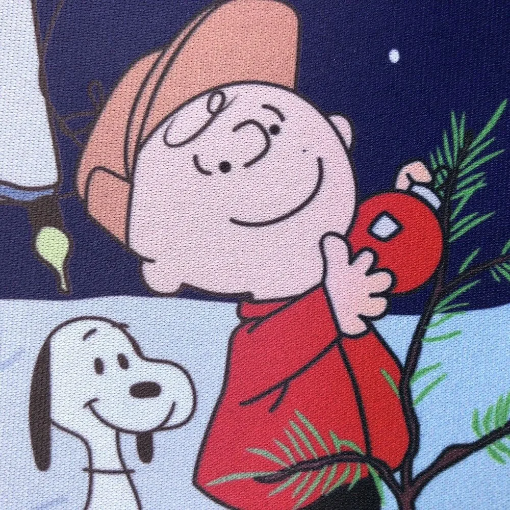Charlie Brown ICE Gaylord Opryland Mouse Pad Blue Christmas Snoopy Charlie Brown